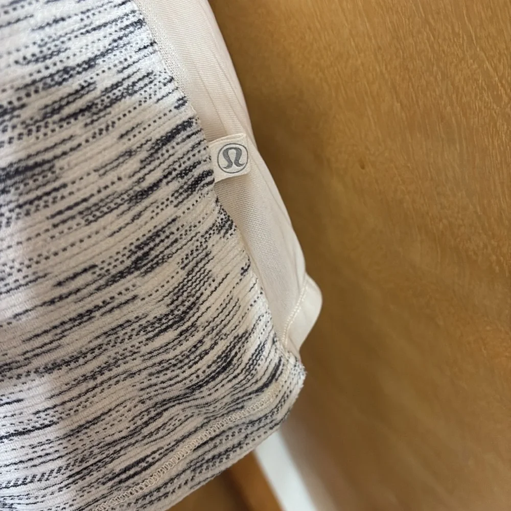Lululemon Beat The Heat Short Sleeve Tiger Space Dye Shirt See Through Mesh Back